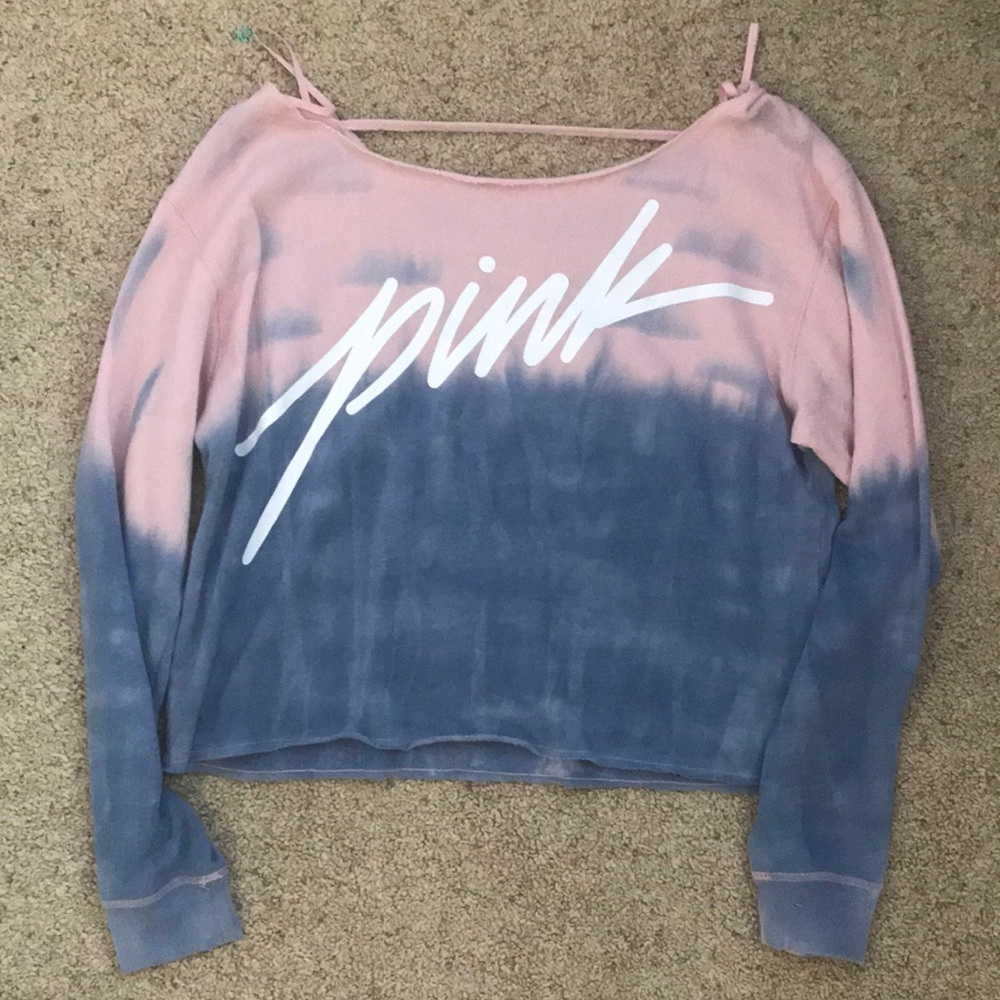 Pink and blue sweater. (PINK brand)